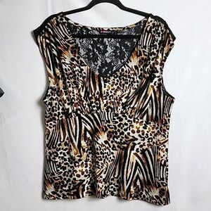 💙5/$20💙 SLIMPACT.. leopard print top..